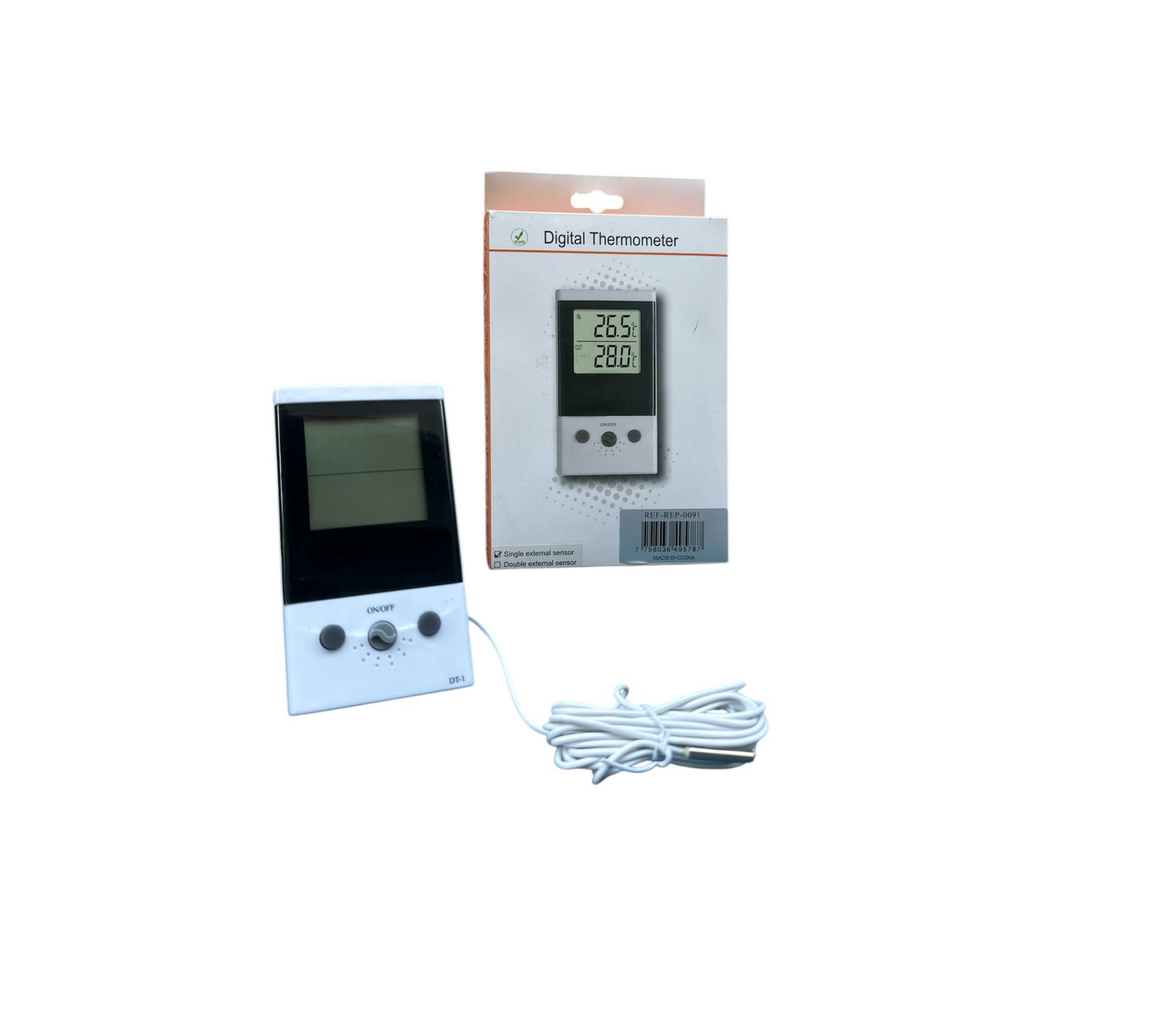 TERMOMETRO DUAL SCREEN TEM. INTERIOR Y A DISTANCIA DT-1