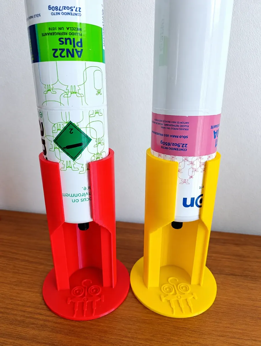 Base Soporte De Carga Para Gas Refrigerante Lata
